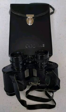 Er68102 Bushnell Sportview 8x30 Wide Angle Binoculars With Case Vintage