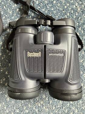 Fon6645at Bushnell H2o 8x42 Waterproof Binoculars With Case Black Full-size