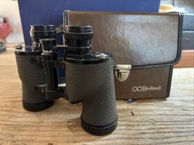 Hm-4922 Bushnell Vintage Featherlight Insta-focus Binoculars Wide Angle 7x35 With Case