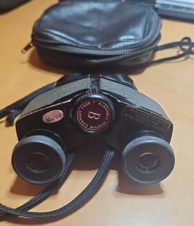 K217110 Bushnell Custom Compact 7x26 Binoculars 7 Degrees With Case And Neck Strap