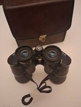 N4306 Bushnell Sportview 10x50 Wide Angle Binoculars Fully Coated Porro Prism With Case