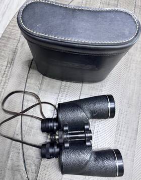 Bushnell Qra695880 Vintage Banner By 7x50 Fully Coated Optics Binoculars With Case