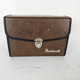 S003 Bushnell Binocular Case Vintage Made In Japan Brown Caser