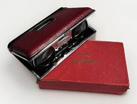 Butterfly No-185 No 185 Compact Lightweight Opera Glasses Binoculars Red Silver 2.5x