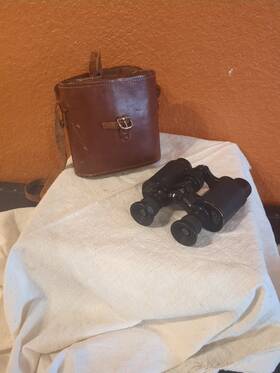 16057 C F Foth Vintage C.f. And Co. Berlin 8x Binoculars Made In Nr