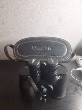 52589 Canon Vintage 7x50 Binoculars In Very Good Condition 7.2