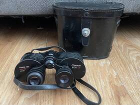 88081 Canon Vintage Inc. Binoculars 8 X 30 7.5 Case Coated Rare Free Shipping