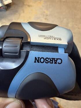 8x21lucf Carson Compact Binoculars 8x Magnification Blue Black Lightweight
