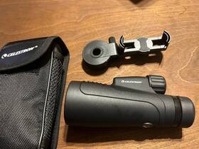 72370 Celestron 10x50mm Outland X Monocular With Smartphone Adapter #72370