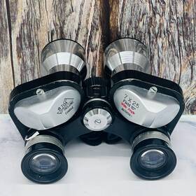 Comet 72090 Toa Vintage Deluxe Binoculars Field Glasses - 7x25 10 79410 Rare And Exc