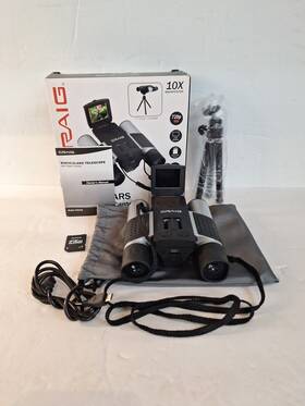 Cac378 Craig Binoculars With Digital Camera Video 1.5 Inch Lcd Display Tripod
