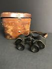 D.f.95n-a 4844 Carl Zeiss Military Binoculars With Leather Case Jena Germany
