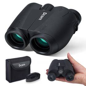 Db-tm7 Dcorn 10x25 Binoculars For Adults And Kids Compact Travel Bird Watc