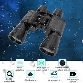 Tm9030060bk Donwell 180x100 Zoom Binoculars Telescope Night Vision Waterproof Outdoor Hiking Scope