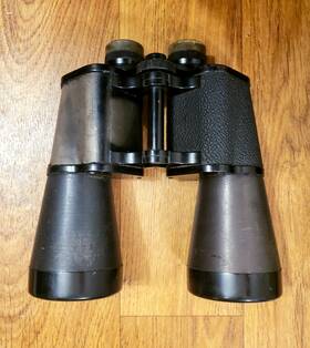 542231 E. Leitz Wetzlar Vintage 15 X 60 Campofortit Binoculars German Made