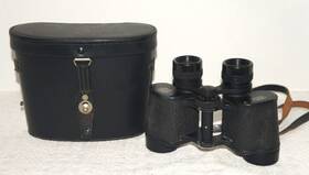 480962 Eleitz Wetzlar Vintage 8x30 Binuxit Binoculars With Leather Case Made In Germany