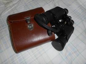 21874 Empire Vintage Binoculars Model 218 7x35 With Original Case - Lots Of Photos