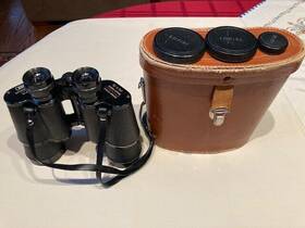 A71254 Empire 7x50 Field Glasses With Brown Leather Case. Lightweight #a71254