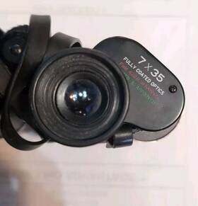 Gb244 Empire Vintage Binoculars Model #218 7x35 Coated Optics No Case Light Weight