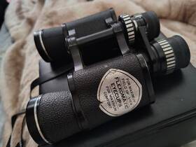 K001137 Empire Model 218 Binoculars 7x35 Porro Prism Coated Flexomatic Eyecups Black