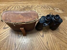 T19706 Empire Vintage Light Weight 7 X 50 Coated Optics Binoculars With Case