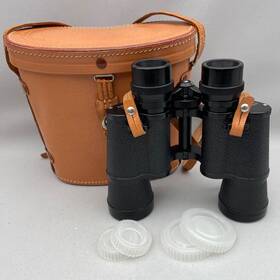 419531 Encore Vintage Field Binoculars 7x35 6.5 Degrees Coated Optics Case Strap Japan