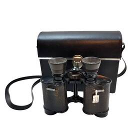 45755 Flammarion Vintage Wwii French Army Binoculars Marked Inch Paris With Case
