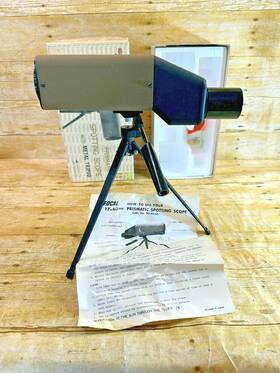 Focal 20-20-63 D Prismatic Spotting Scope 17 X60 Mm With Metal Tripod Vintage