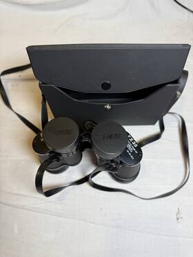 20-20-92h Focal Kmart 7x35 Zoom Binoculars Siam Cat Optics Japan Wide Angle With Case