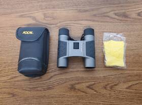 Dr1025 Focal Binoculars - Ruby Coated 10x25 Mm Field 5.8 Degrees With Case