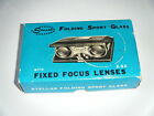 Folding Sport Vintage Glasses...2.5x Prices Fixed Lenses.... Stellar Focus
