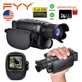 Nv4100b Fyy 5x Digital Night Vision Monocular 1080p Camera Video Recorder Game Hunting Scope