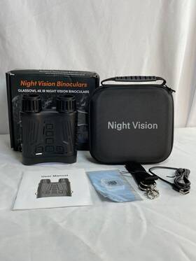 Gd23050901896 Glassowl Black Hunting 4k Ir Night Vision Digital Binoculars