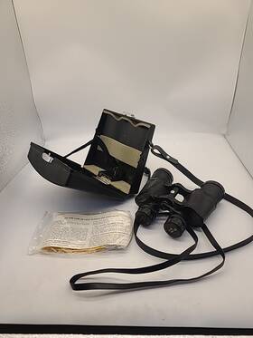 801726 Golden Gate 7x35 Wide Angle # Binoculars With Case 2pc Bundle