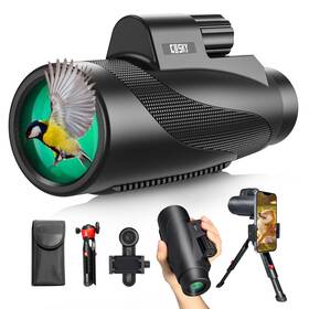 Gosky 797606911754 15x52 Hd Monocular For Adults High Powered With Tripod