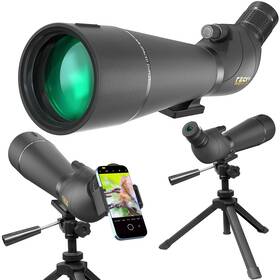 Gs25-75x85 Gosky 25-75x85 Spotting Scope - Waterproof With Tripod Bak4 High De