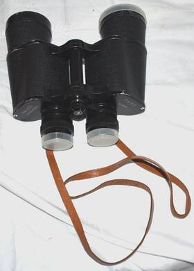 55887 Halco Vintage Binoculars Coated Optics 7x50 With Case - Pre-owned H
