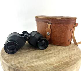 100143 Hambletonian Vintage Peerless Binoculars With Case 7 X 35 Model No