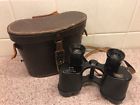 6015 Hensoldt Vintage Wetzlar Wwii Binoculars Germany Case Strap