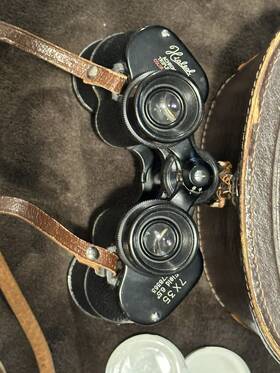F21778 Hialeah Hialeah-vintage Triple Tested Color Corrected Binoculars 7 X 35 Field 6.5deg