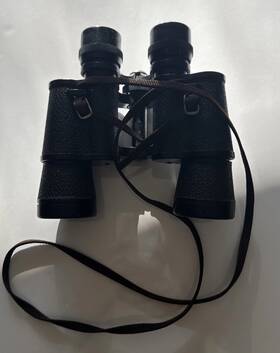60882 Holmar Vintage Mid Century 7x35 Binoculars Japan Anti Reflective Coating Works