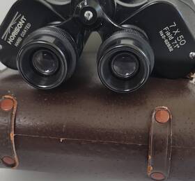 Horsont S-6282 7x50 Binoculars Hard Coated Porro Prism 7x Magnification 50mm Black