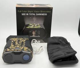Lk-600 Ixieex Autofocus Night Vision Binoculars - 4k 20x Zoom 3 Inch Screen