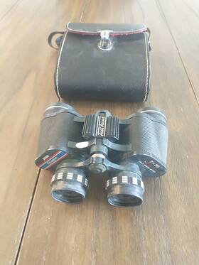 118f Jason Clipper Model 118 Binoculars 7x35 Extra Wide Angle Fast Focus With Case /box