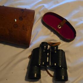606811 Jason 10x50 Field 5 Binoculars Coated Lens 50mm Black With Leather Case
