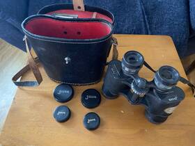 N71898 Jason 7x35 Deluxe Extra Finest Performance Binoculars With Caps Lined Case