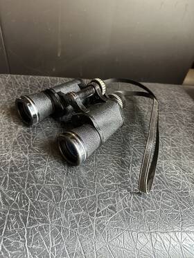 No.7-72865 Jc Penney 7-72865 Vintage Binoculars 7x35 360ft At 1000 Yds. With Case