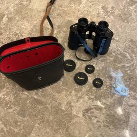 K-7072 Kalimar 59108 Vintage Binoculars Fully Coated Optics 7x35 Field 65 Degrees Mint