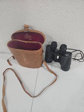 K-7074 Kalimar 7x50 X 7.1 Degrees Field Of View Coated Lenses Leather Case