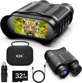 Kjk 726084388703 4k Digital Night Vision Goggles Binoculars Infrared 32gb Memory 3ftft Screen